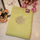 synthetic fabric saree with sequnce buta ##SR049