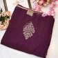 synthetic fabric saree with sequnce buta ##SR049