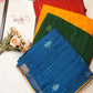 Georgette saree with Swarovski work border & sequnce buta ##SR050