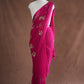 KARWA CHAUTH SPECIAL SAREE WITH SATIN BORDER AND AARI TARI & SEQUENCE WORK ( WITH BLOUSE) ##SR0380