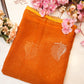 Shimmer fabric saree with embroidery buta and Contrast piping ##SR053