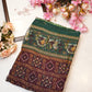synthetic weightless fabric saree with dual colour tone ##SR055