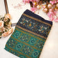 synthetic weightless fabric saree with dual colour tone ##SR055