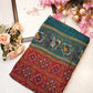 synthetic weightless fabric saree with dual colour tone ##SR055