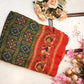 synthetic weightless fabric saree with dual colour tone ##SR055