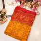 synthetic weightless fabric saree with dual colour tone ##SR055