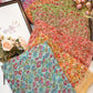 Weightless fabric saree with border & flower print ##SR056