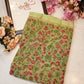 Weightless fabric saree with border & flower print ##SR056