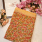 Weightless fabric saree with border & flower print ##SR056
