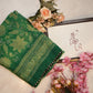 Synthetic saree with foil work & border ##SR061