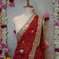 RAJSTHANI HANDWORK CHUNRI SAREE WITH GOTA PATTI AND PITTAN WORK AND BLOUSE   ##SR0392