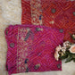 Darbari saree with bandhani print & aaritari work and peacock border  ##SR0187