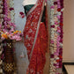 RAJSTHANI HANDWORK CHUNRI SAREE WITH  GOTA PATTI AND PITTAN WORK & ELEPHANT DESIGN (WITH BLOUSE) ##SR0393