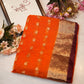 Mosam fabric saree with zari border & buti ##SR63