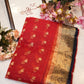 Mosam fabric saree with zari border & buti ##SR63