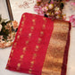 Mosam fabric saree with zari border & buti ##SR63