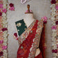 RAJSTHANI HANDWORK CHUNRI SAREE WITH GOTA PATTI AND PITTAN WORK (WITH BLOUSE) ##SR0394