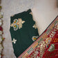 RAJSTHANI HANDWORK CHUNRI SAREE WITH GOTA PATTI AND PITTAN WORK (WITH BLOUSE) ##SR0394