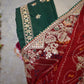 RAJSTHANI HANDWORK CHUNRI SAREE WITH SEQUENCE WORK (WITH BLOUSE) ##SR0397