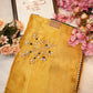 Mix Cotton Fabric with Banarasi Weaving & Buta Handwork Saree ##SR045