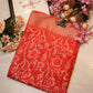 Synthetic fabric saree with zari border ##SR068