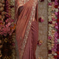 TISSUE FABIRC SAREE WITH KALKTTA HANDWORK (WITH BLOUSE) ##SR415