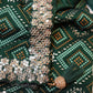 🌺 Fancy Bandhani Saree with Stitched Blouse – Moss Georgette Fabric🌺  ##SR015