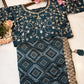 🌺 Fancy Bandhani Saree with Stitched Blouse – Moss Georgette Fabric🌺  ##SR015