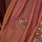 TISSUE FABIRC SAREE WITH KALKTTA HANDWORK (WITH BLOUSE) ##SR415