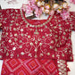 🌺 Fancy Bandhani Saree with Stitched Blouse – Moss Georgette Fabric🌺  ##SR015