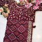 🌺 Fancy Bandhani Saree with Stitched Blouse – Moss Georgette Fabric🌺  ##SR015