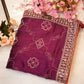 Rajasthani saree with print & blouse ##SR074
