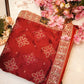 Rajasthani saree with print & blouse ##SR074