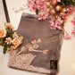 Modal satin digital print saree with handwork outline ##SR073