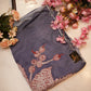 Modal satin digital print saree with handwork outline ##SR073