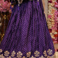 HO SILK FABRIC LEHENGA WITH GOTA PATTI WORK AND HEAVY BLOUSE & HEAVY BORDER DUPATTA  ##LC030