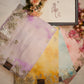 fandy simmer fabric  gota patti border saree with shibori print ##SR078
