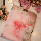 fandy simmer fabric  gota patti border saree with shibori print ##SR078