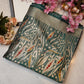 woven zari with jerkan work & cottan fabric saree ##SR081