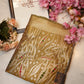 woven zari with jerkan work & cottan fabric saree ##SR081