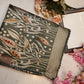 woven zari with jerkan work & cottan fabric saree ##SR081