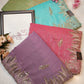 simmer fabric saree with siquence work border ##SR082