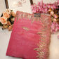 simmer fabric saree with siquence work border ##SR082