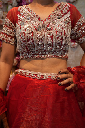 Stylish PARTY WEAR CROP TOP ## CT02