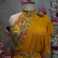 NAVARATRI SPECIAL INDO WESTERN STYLE SAREE WITH STITCH BLOUSE   ##SR0393
