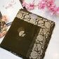 synthetic fabric saree with pittan border work ##SR087