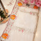 Butterfly pattern patchwork with chinon fabric and bandhni blouse ##SR0112