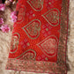KARWA CHAUTH SPECIAL HANDWROK SAREE (WITH BLOUSE) ##SR500