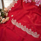 jimmy fabric saree with pitten border & butti ##SR091