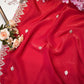jimmy fabric saree with pitten border & butti ##SR091